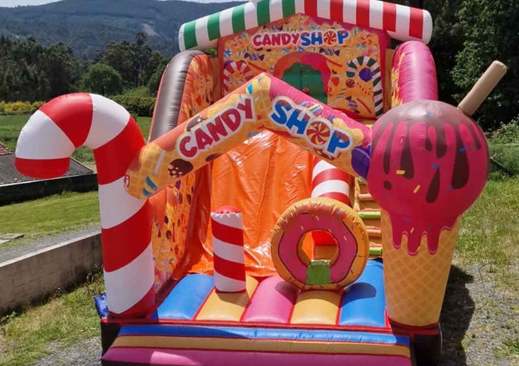 alquiler de hinchables fiesta de la espuma y toro mecánico